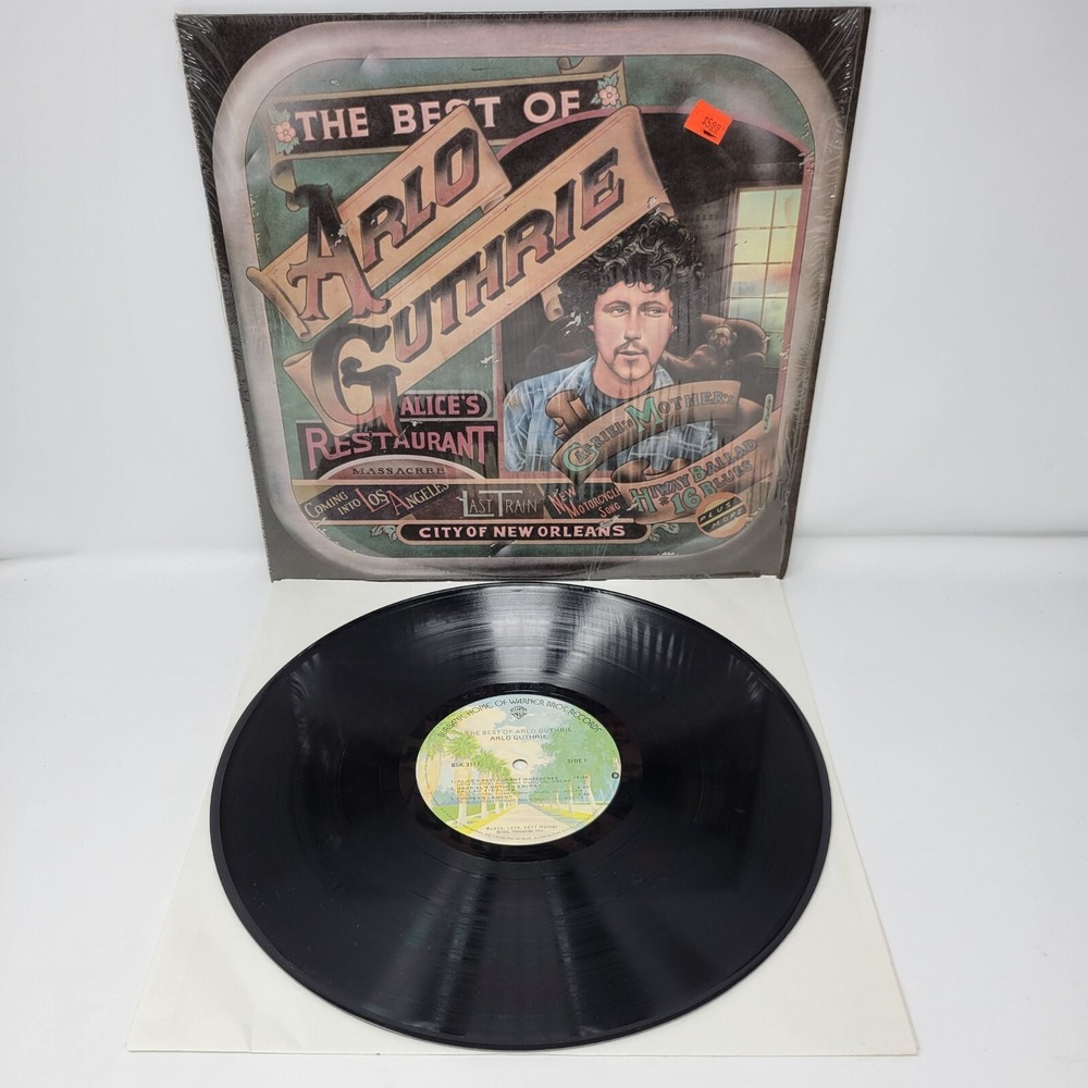 The Best Of Arlo Guthrie Vinyl Record LP Warner Bros. 1977 Folk Rock‎